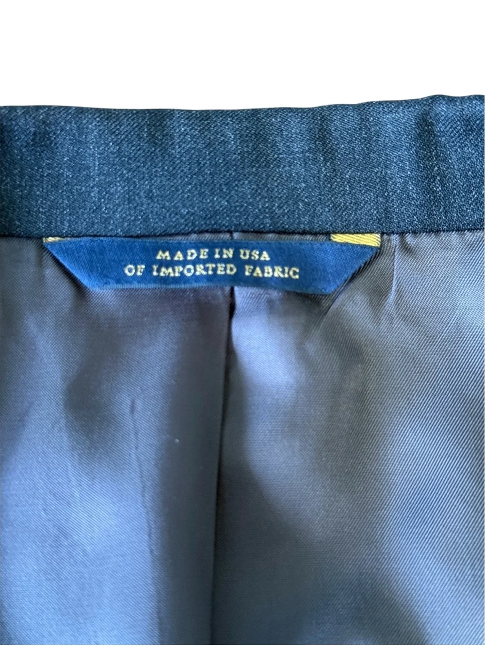 Brooks Brothers 1818 Fitzgerald x Togna Estrato Wool Dark Gray Blazer 44L